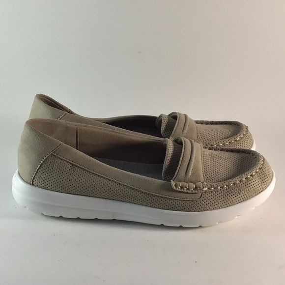 Clarks | Shoes | Clarks Cloudsteppers Jocolin Maye Womens Flats Shoes Sand  Brown Size 75 W 6712 | Poshmark